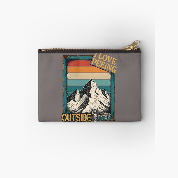 Item preview, I Love Peeing Outside Hiking Retro Sunset Shirt-89 designed and sold by SomaCzinkler.