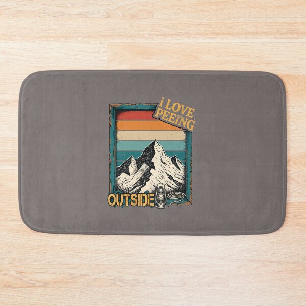 Item preview, I Love Peeing Outside Hiking Retro Sunset Shirt-89 designed and sold by SomaCzinkler.