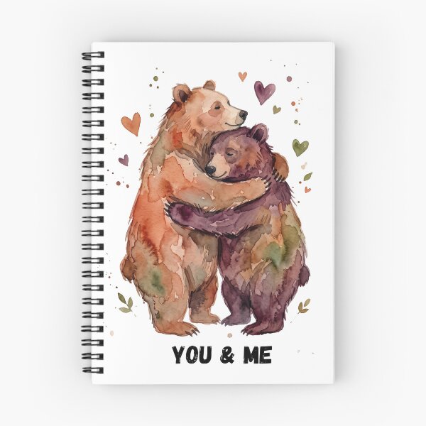 Item preview, Pareja se abraza como un oso designed and sold by Tiffany Roy.