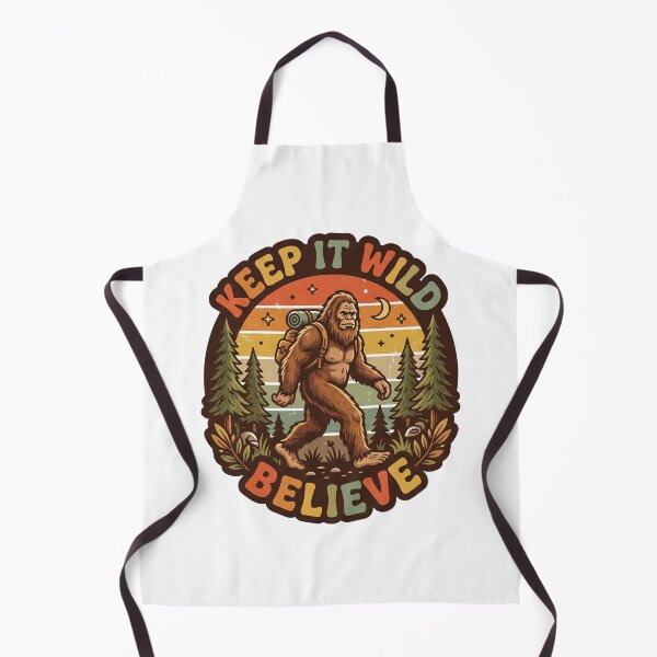 Item preview, Retro Bigfoot Keep It Wild Wilderness Adventure Sticker designed and sold by m.mmado.