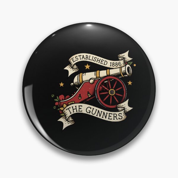 Item preview, Gunners Old school tattoo 3 designed and sold by WAMI-T3JNT.