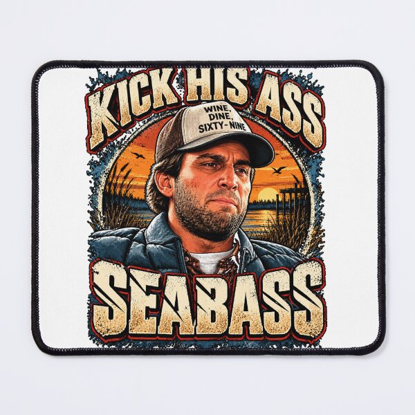 Item preview, Kick his ass Sea bass designed and sold by American Artist Designs.