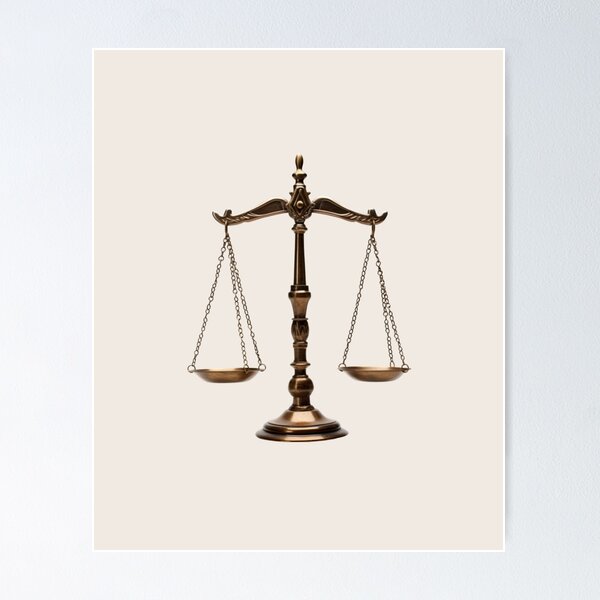 Item preview, Vintage Scales of Justice Attorney Office Decor | Lawyer and Judge Gift | Law School Graduation Gift | Courtroom Decor Vintage Bronze Scales of Justice designed and sold by LitzoyGlobeArt.
