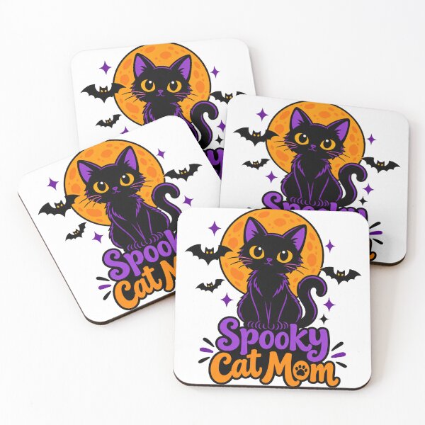 Item preview, Spooky Cat Mom Halloween Black Cat designed and sold by REZA1212.