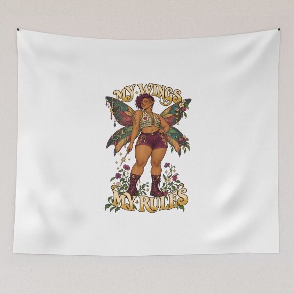 Item preview, EVERY BODY IS MAGIC COLLECTION - MY WINGS  MY RULES - FEMALE designed and sold by WheelieGdArt.
