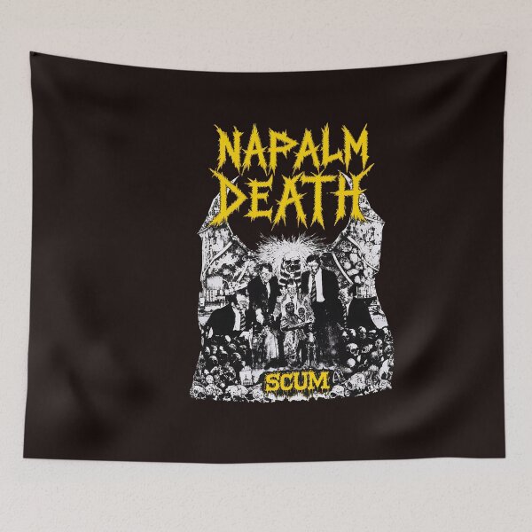 Item preview, Napalm Death Scum Band Logo designed and sold by kawanva-studio.