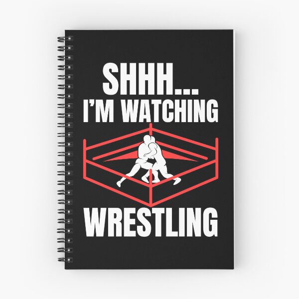 Item preview, Shhh I'm Watching Wrestling – Funny Quote Shirt for Wrestling Fans designed and sold by Teetreasure2.