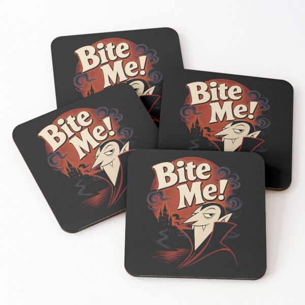 Item preview, Bite Me Funny Vampire Halloween Gift Sarcastic Humor designed and sold by Say It With Ink.