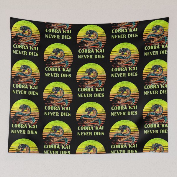 Aperçu de l'œuvre Cobra Kai Never Dies Vintage créée et vendue par Carancealb.