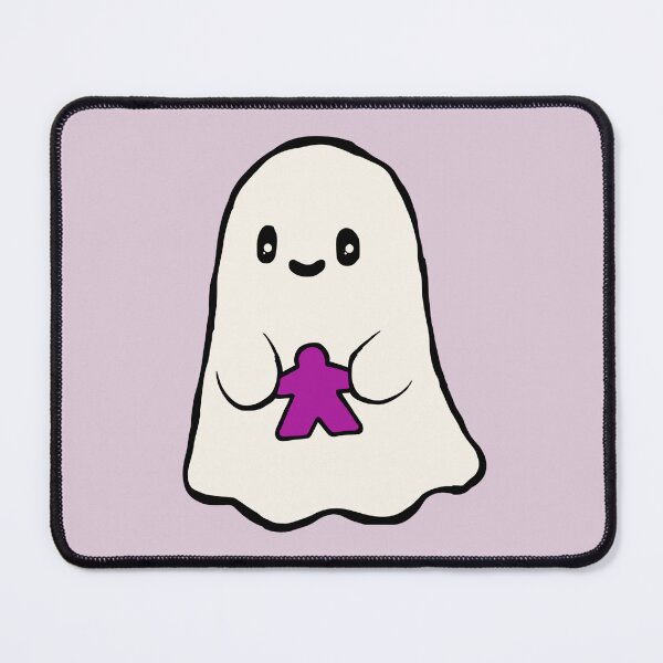 Item preview, Cute Ghost Holding a Purple Meeple designed and sold by TackyTime.