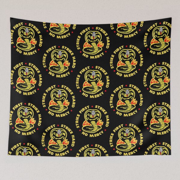 Item preview, Cobra Kai Strike First No Mercy designed and sold by Carancealb.