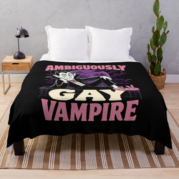 Artikelvorschau, Mehrdeutig schwuler Vampir LGBTQ Halloween Geschenk Witz entworfen und verkauft von Say It With Ink.