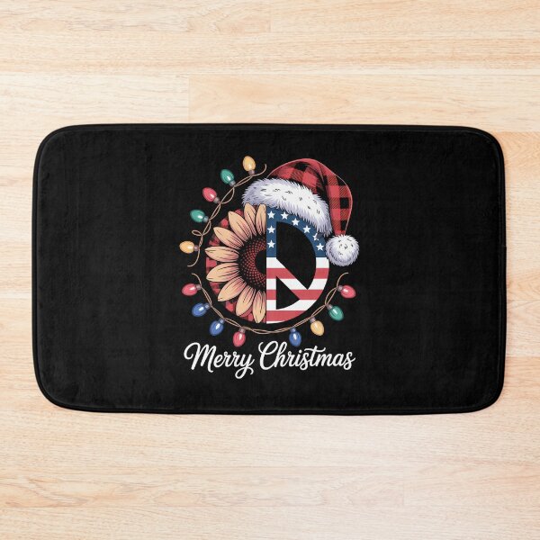 Item preview, Peace Sign Christmas Lights Hippie Xmas US Flag designed and sold by LillyCkity.