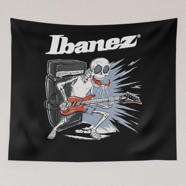 Item preview, Ibanezz Skeleton Rock Guitarist designed and sold by volkanikstudios.