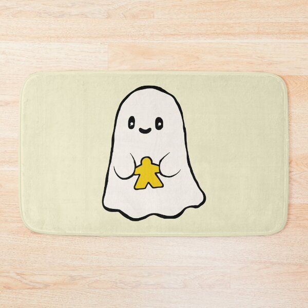 Item preview, Cute Ghost Holding an Yellow Meeple designed and sold by TackyTime.