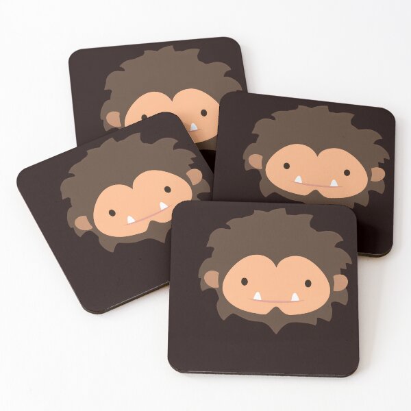 Item preview, Cute Bigfoot Head - Mythical Creature Art designed and sold by GulnorGermelo.