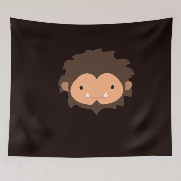 Item preview, Cute Bigfoot Head - Mythical Creature Art designed and sold by GulnorGermelo.