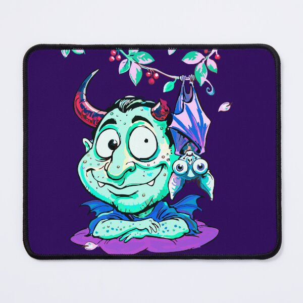 Item preview, Whimsical Psychodelic Frost-Neon Demon designed and sold by vivendulies.