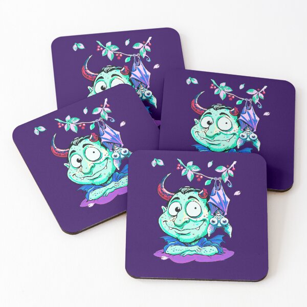 Item preview, Whimsical Psychodelic Frost-Neon Demon designed and sold by vivendulies.