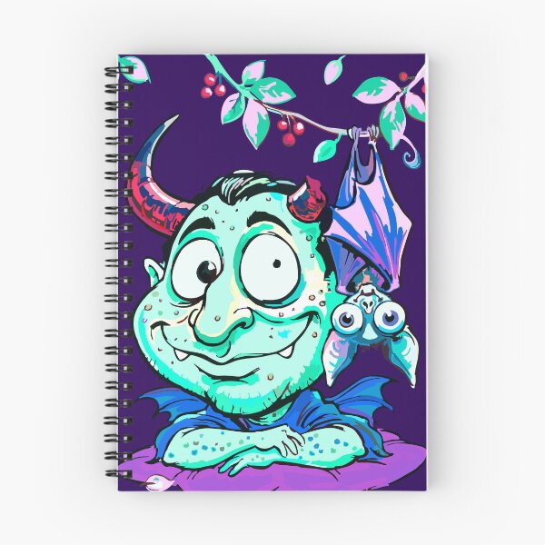 Item preview, Whimsical Psychodelic Frost-Neon Demon designed and sold by vivendulies.