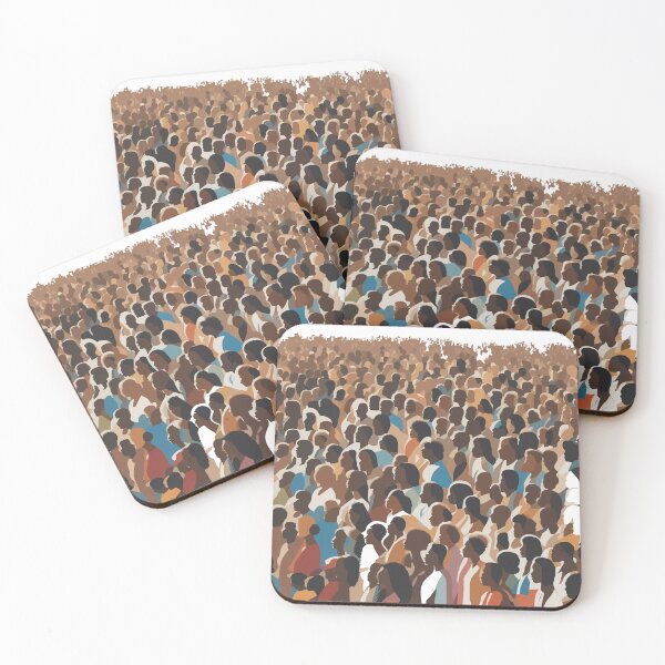 Item preview, Unity in the Crowd – Abstract People Illustration designed and sold by houta.