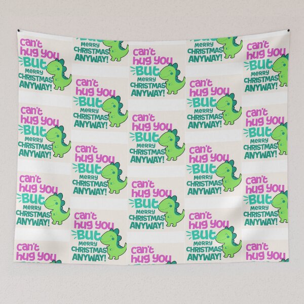 Item preview, Cant Hug You But Merry Christmas Anyway Dinosaur  designed and sold by Eghugoplar.