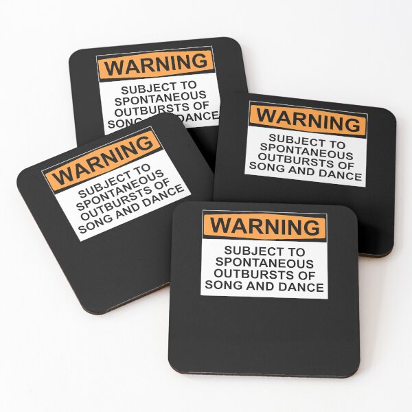 Item preview, Warning-Subject-To-Spontaneous-Outbursts-Of-Song-And-Dance designed and sold by sievelfee.
