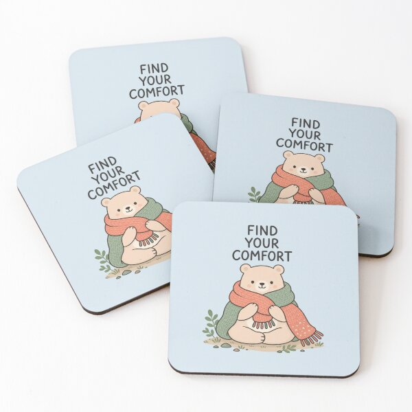Item preview, Find Your Comfort | Cute Bear Cozy Scarf designed and sold by MrDev.