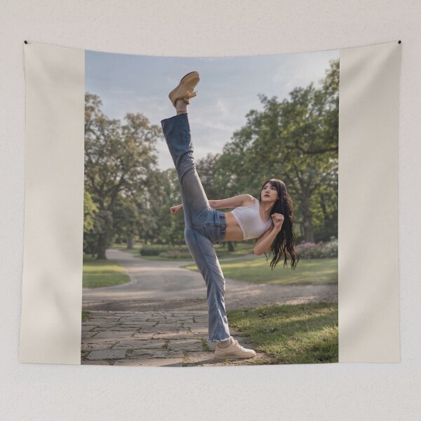 Item preview, Woman High Kick Martial Arts  designed and sold by artisfun333.