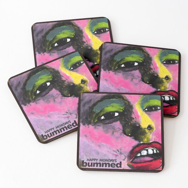 Item preview, Happy Mondays Bummed Abstract Face Art designed and sold by Jarya-Menari.