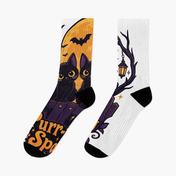 Item preview, Purr-fectly Spooky Black Cats Halloween designed and sold by REZA1212.