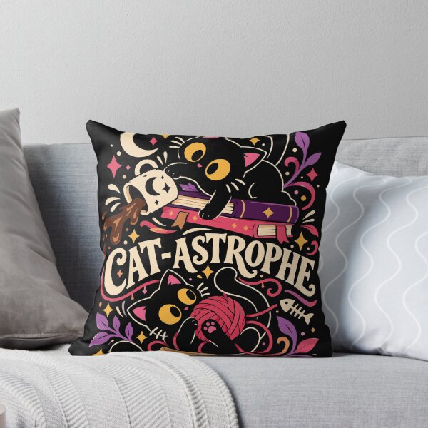 Item preview, Cat-Astrophe – Mischievous Black Cats and Magical Chaos designed and sold by therockstuff.