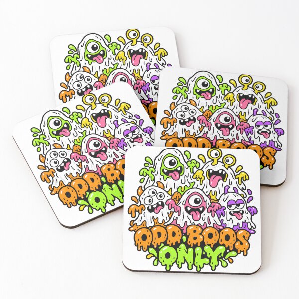 Item preview, Odd Boos Only Cute Ghost Monster Party designed and sold by Thai Vibe Studio.