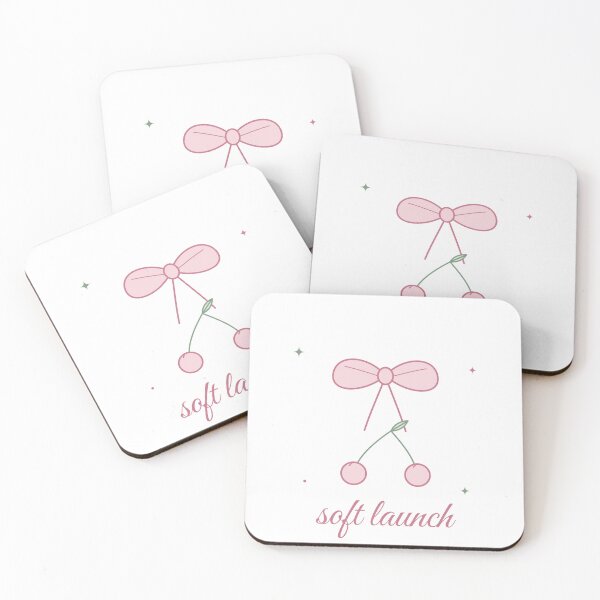 Item preview, Soft Launch Coquette Bow and Cherries | Aesthetic Design designed and sold by Playful Paper Club.