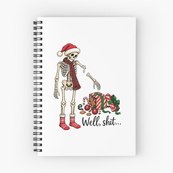 Item preview, Well Shit Skeleton Christmas designed and sold by EllaCraftCreaT.