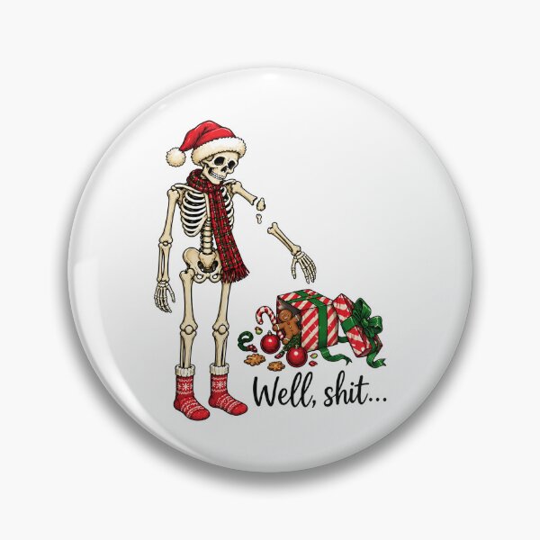 Item preview, Well Shit Skeleton Christmas designed and sold by EllaCraftCreaT.