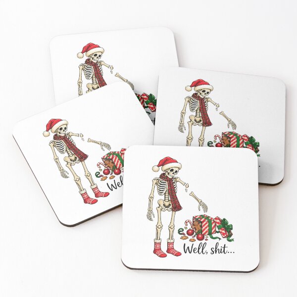 Item preview, Well Shit Skeleton Christmas designed and sold by EllaCraftCreaT.