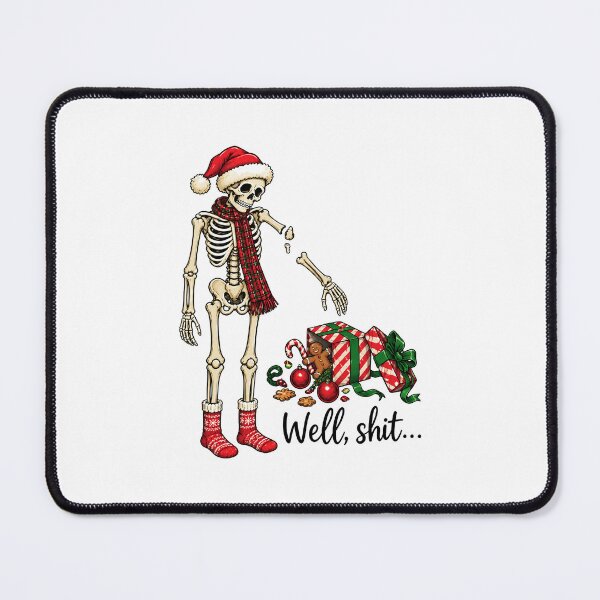 Item preview, Well Shit Skeleton Christmas designed and sold by EllaCraftCreaT.