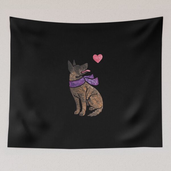 Item preview, Watercolour-Dutch-Shepherd designed and sold by ahneans.