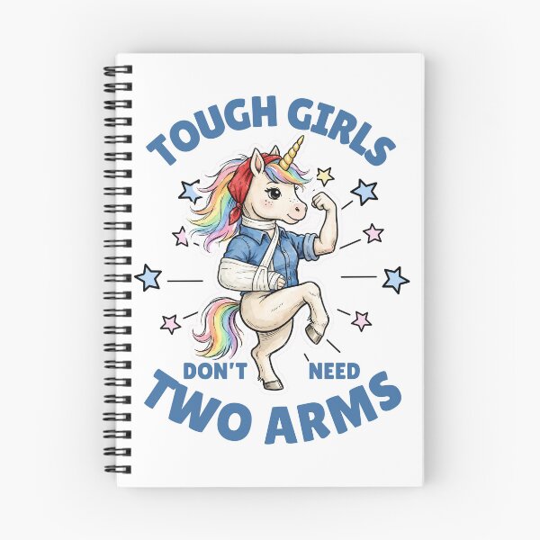 Item preview, Tough Girls Don't Need Two Arms – Funny Girl Power Tee designed and sold by Teetreasure2.