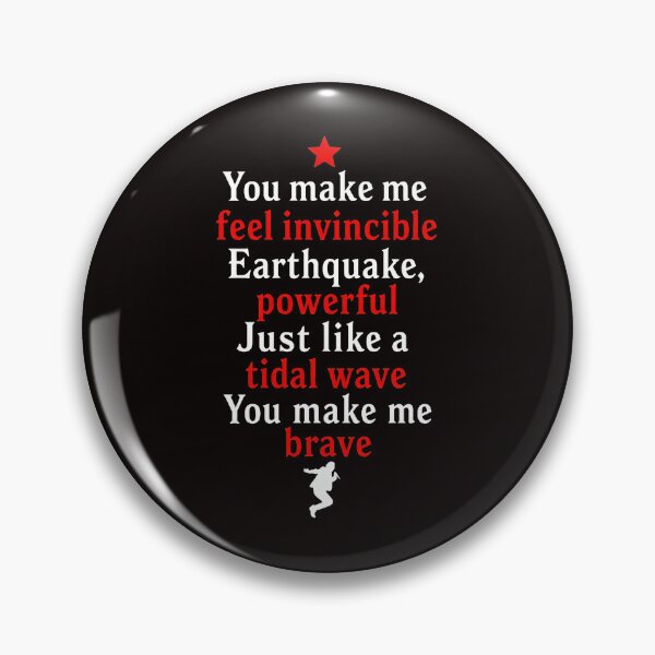 Item preview, Feel Invincible Brave Tidal Wave Quote  designed and sold by Bright-Wilds.
