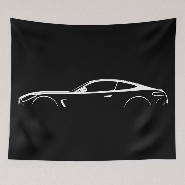 Item preview, GT (C192) (White) designed and sold by Car Silhouettes.