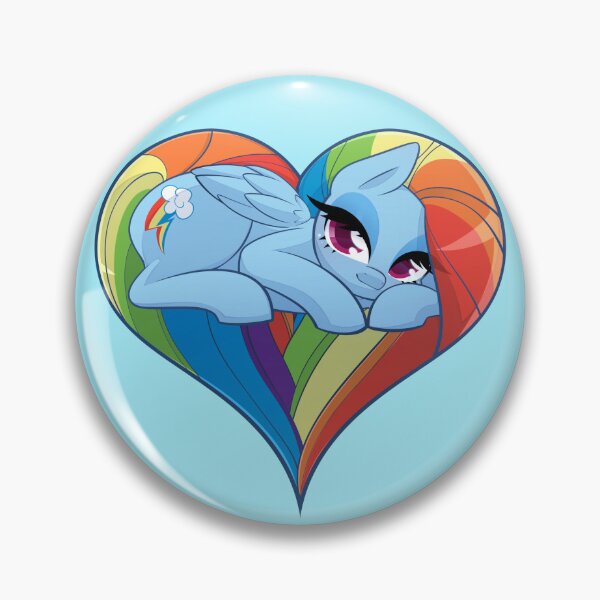 Artikelvorschau, Ponyherzen! Rainbow Dash entworfen und verkauft von PINX CLUB.