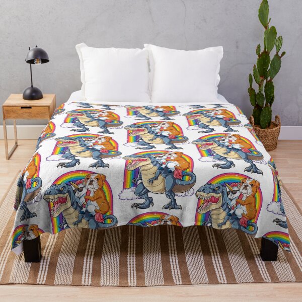 Item preview, English Bulldog Unicorn Dinosaur T Rex Girls Rainbow Gifts designed and sold by Eghugoplar.
