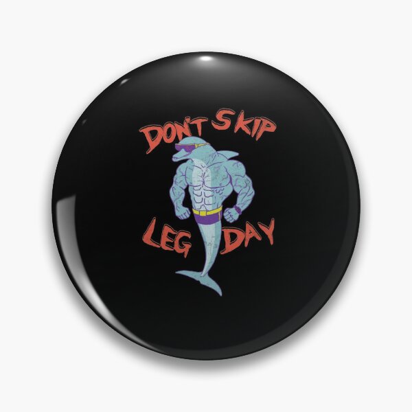 Item preview, Don't Skip Leg Day Muscular Dolphin Gym Wear designed and sold by TaikaHeinala.