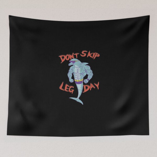 Item preview, Don't Skip Leg Day Muscular Dolphin Gym Wear designed and sold by TaikaHeinala.