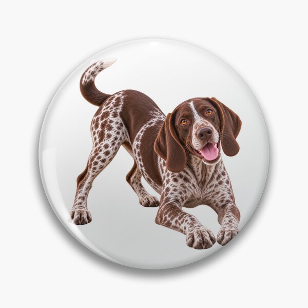 Item preview, German Shorthair Pointer Dog Playing  designed and sold by BackgroundND.