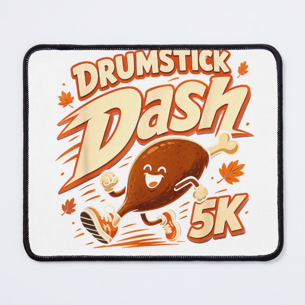 Item preview, Turkey Trot 5K Drumstick Dash T-Shirt designed and sold by all-shp.