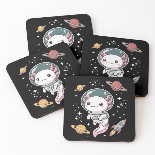 Item preview, Cute Astronaut Axolotl Exploring Outer Space Design designed and sold by MiALopezArt.