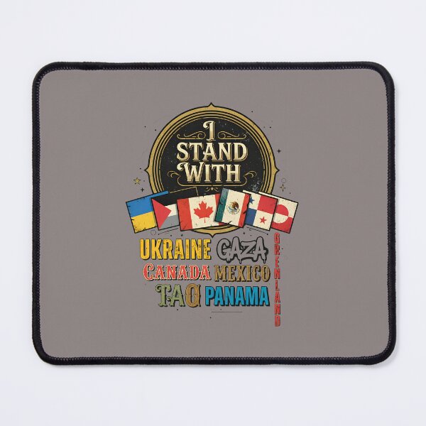 Item preview, I Stand With Ukraine Gaza Canada Mexico-16 designed and sold by MiriamPacheco.